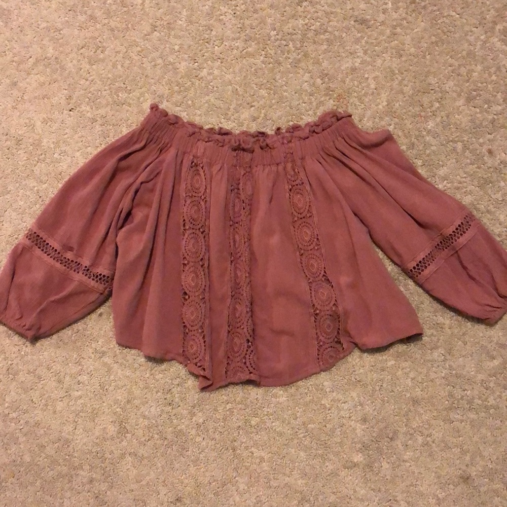 AMERICAN EAGLY CROPPED SHIRT